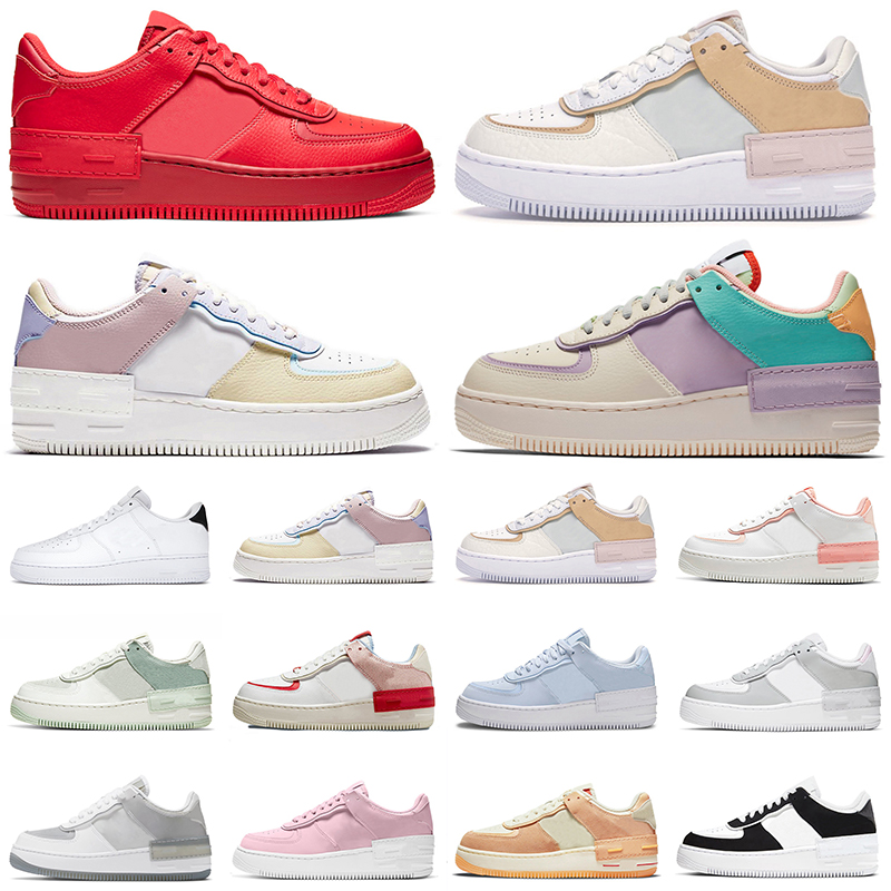 

men casual shoes women designer sneakers 1 shadow triple white black Tropical Twist Spruce Aura Cracked Leather Dust Pink platform mens trainer