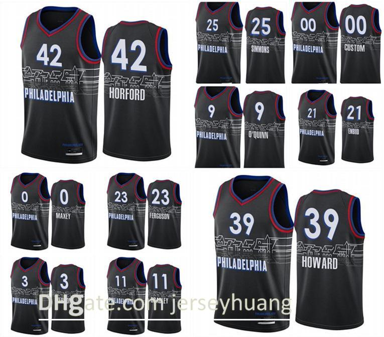 

Men Basketball Jerseys Joel Embiid Ben Simmons Allen Iverson Dwight 39 Howard 2021 Swingman City Jersey Icon Edition, Colour 7