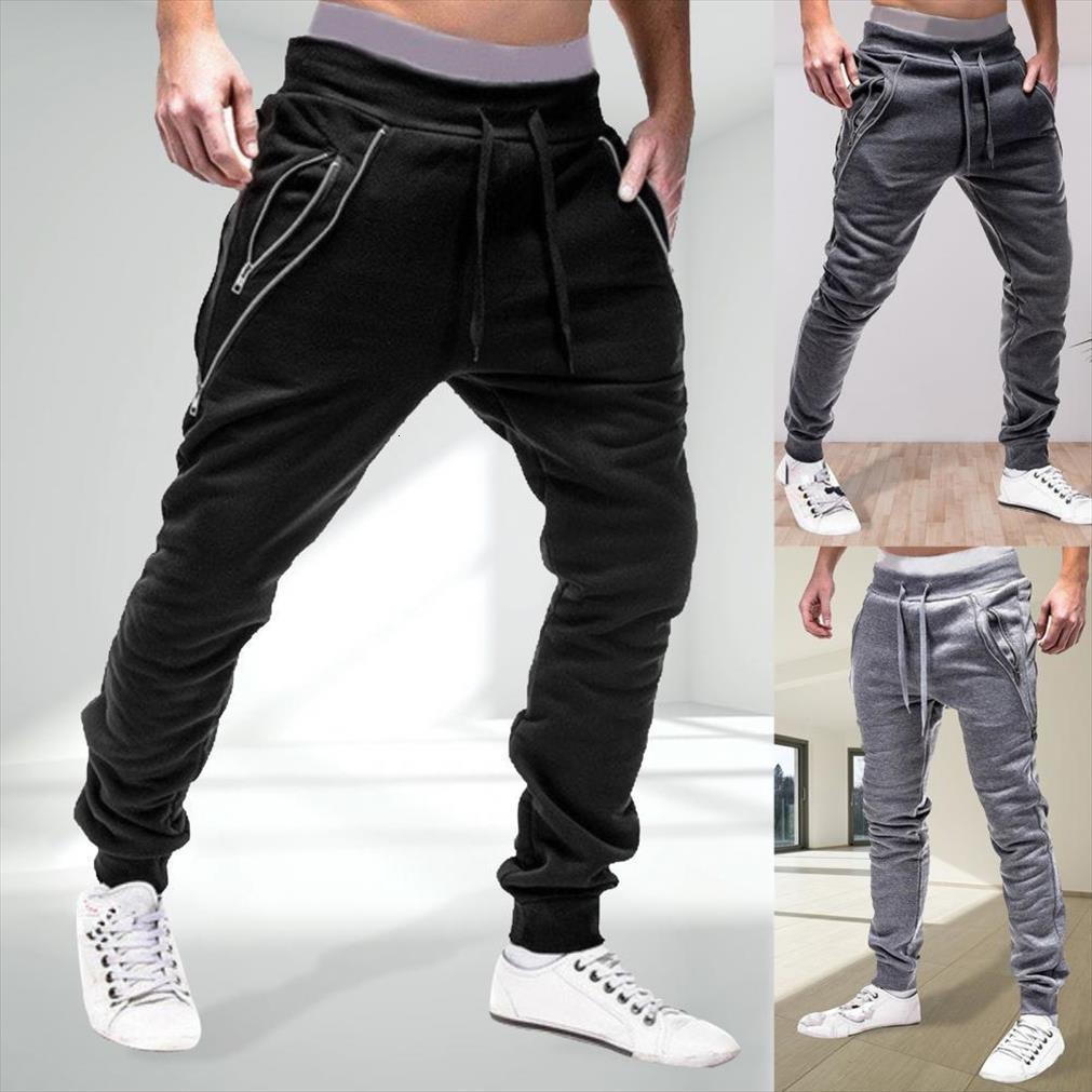 

jogger sweatpants casual skinny women pants cotton gyms fitness workout trousers male spring sport swearpants track bottoms, Black