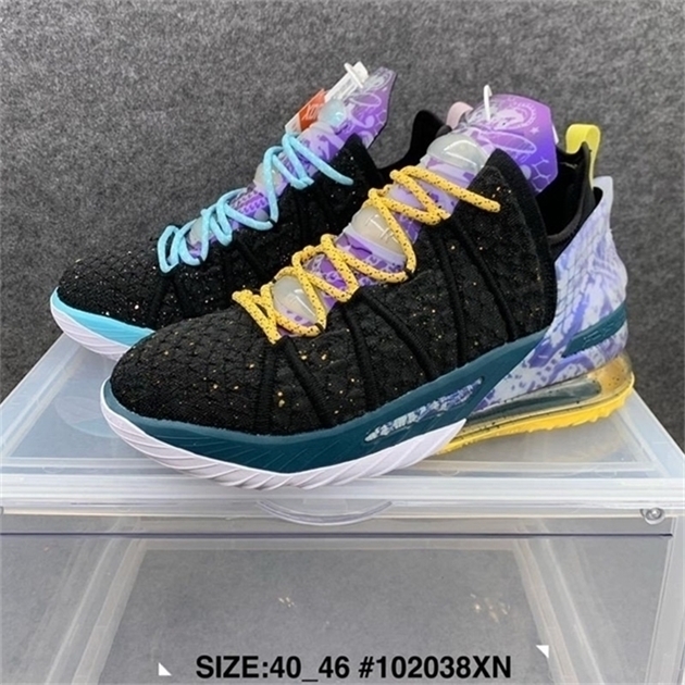 

Goodjob Lebron XVIII 18 James Gang Future Oreo Black University Red White Outdoor shoes Hot 18s Jade Men Sneaker Trainer Size 40-46