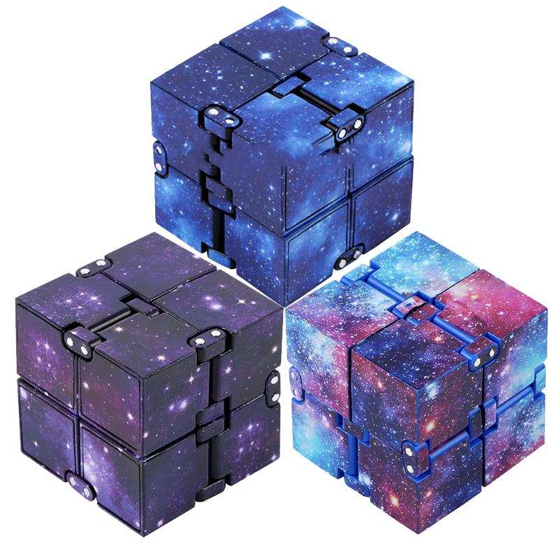 

Infinity Fidget Cube for Kids and Adults, Stress and Anxiety Relief Cool Hand Mini Kill Time Toys Infinite Cube for Add, ADHD, Sage