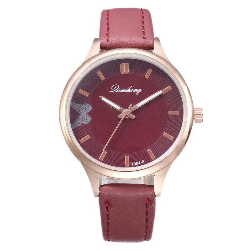 

Wristwatches Students Lovers Lady Watches Ladies Watch Birthday Present Feminino Clock Memorial Day Gift Elegant Populor Reloj &50, Red