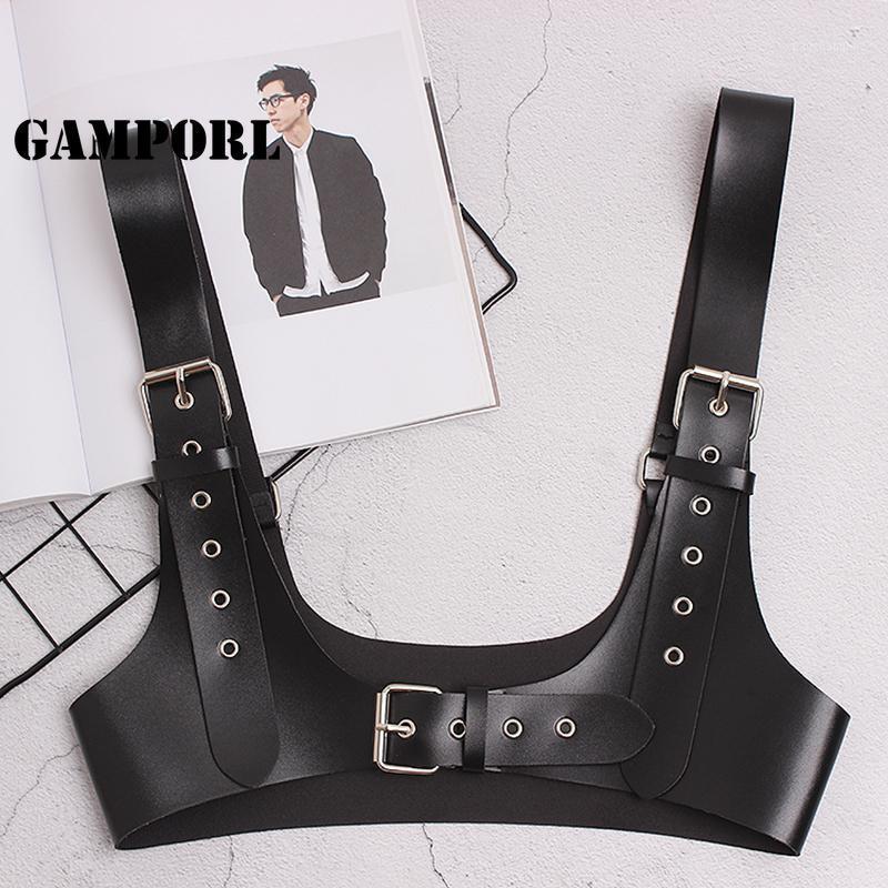 

Belts CKMORLS Sexy Women Leather Belt Female Slim Body Bondage Cage Punk Harness Waist Straps Suspenders Fashion Accessories Sek, Black;brown