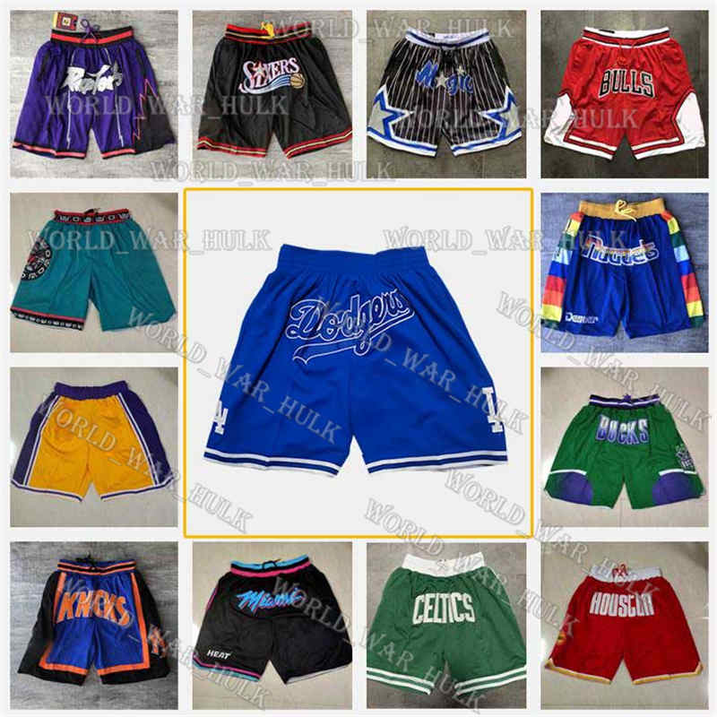 

Just Don Stitched Basketball Shorts Utah Jazz Phoenix Suns Golden State Warriors Orlando Magic Blue, Black;red