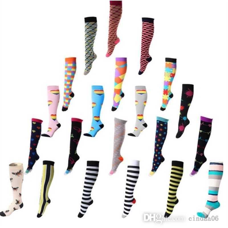

Professional Compression Socks Sports Stretch Socks Breathable Travel Activities Fit for Nurses Shin Splints Flight Travel Sports, Mix or leave a message
