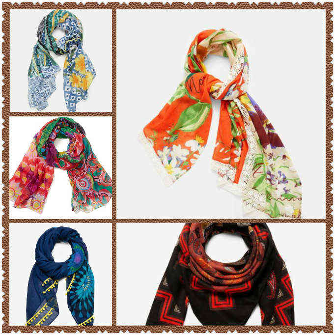 

Spanish New Print Multiple Scarves