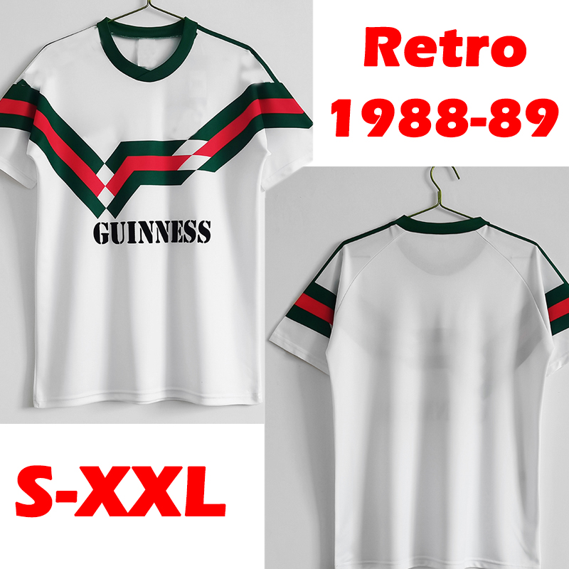

1988 1989 CORK CITY Retro Soccer Jerseys 88 89 Vintage jersey Classic Football Shirts home white Maillot de foot Camisetas de Futbol S-2XL, 1988-89