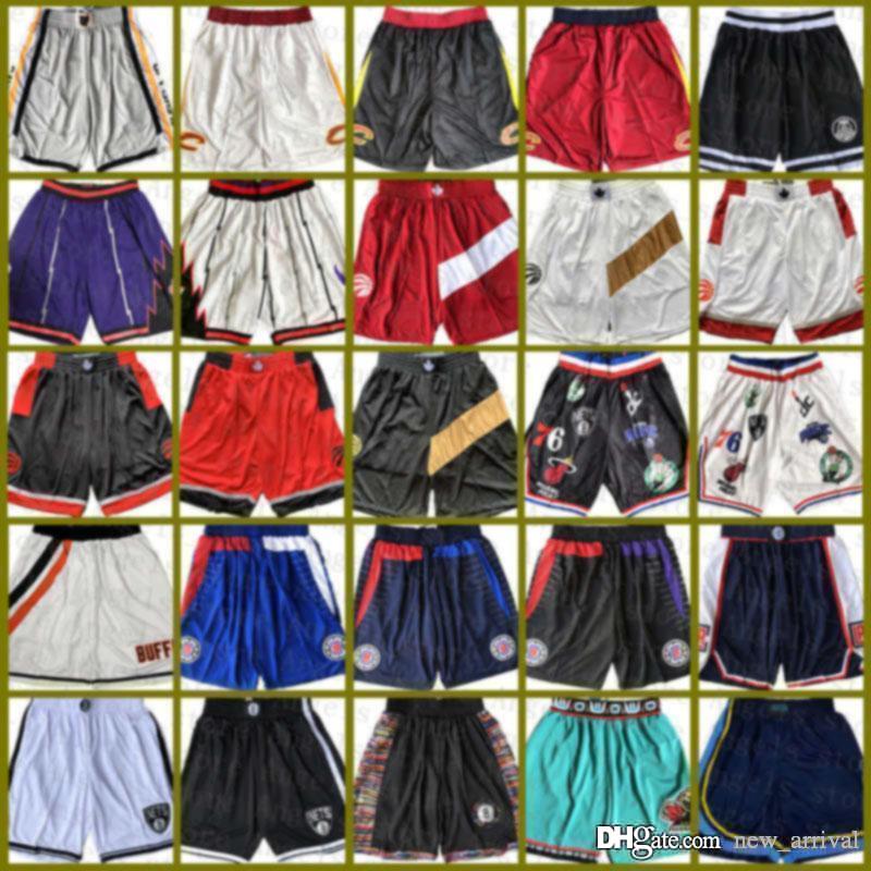 

2021 Basketball Shorts TorontoRaptorsLosAngelesLAClippersClevelandCavaliersBrooklynNetPurple