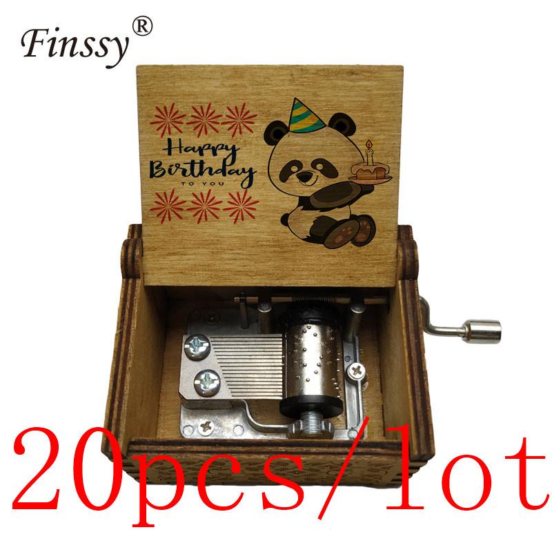

Keychains 20pcs/lot Wholesale Happy Birthday Music Box Qute Style Kids Boys Girl Toy Daughter Sons Gift Home Decor, Silver