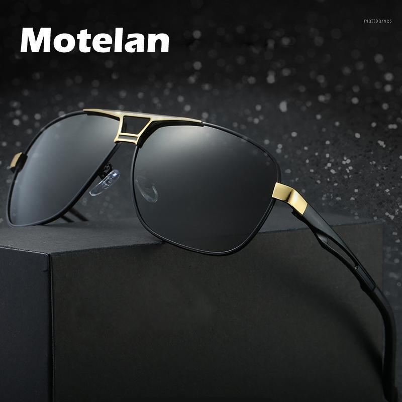 

Men Polarized Rectangle Metal Sunglasses Male Driving Polarised Eyewear Classic Pilot Style UV400 Sun Glasses 8521