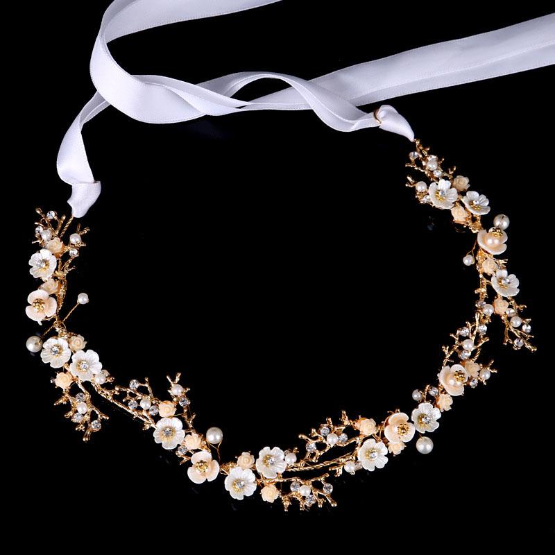

Hair Clips & Barrettes Luxury Shell Flower Pearl Ornaments Heads For Fashionable Women Lead The Act Role Of Wedding Accessories ML