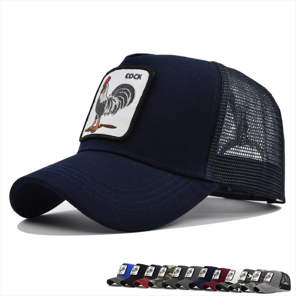 Baseball Caps Chickens Women Hip Hop Dad Hat Breathable Embroidery Snapback Summer Mesh Men Animal Cock Sun Gorras Unisex Bone