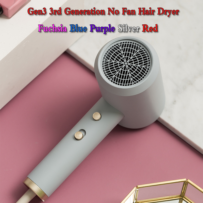 

Brand Gen3 3rd Generation No Fan Hair Dryer Professional Salon Tools Blow Dryer Heat Fast Speed Blower Dry Hair Dryers Good quality