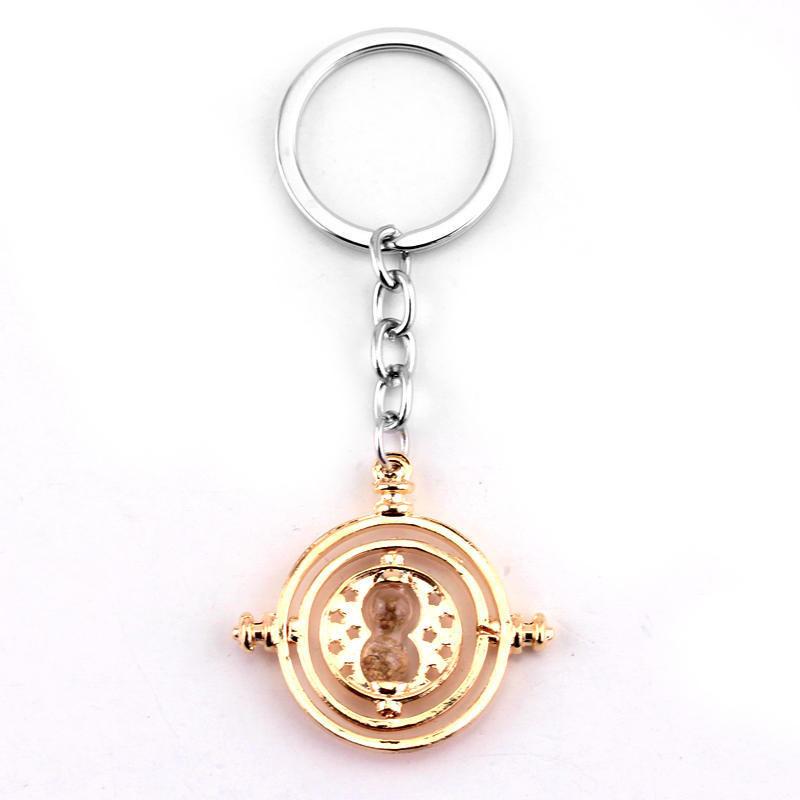 

Keychains Necklace Series Magic Gifts For Lady Girls Gold Snitch Time-Turner Horcrux Pendant Chain Jewelry