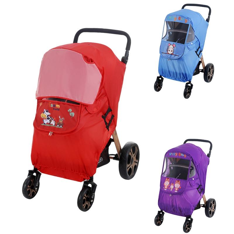 

Baby Warm Stroller Cover Universal Windproof Rainproof Shield With Windows For Pushchairs Accessories Parts