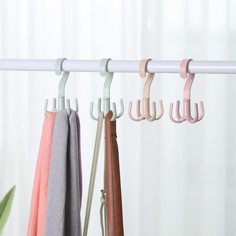 

Hangers & Racks 10 Pcs/Set Multifunctional Clothing Storage Rack Hook Space-saving Lightweight Clothes Closet Hooks Home Hanger