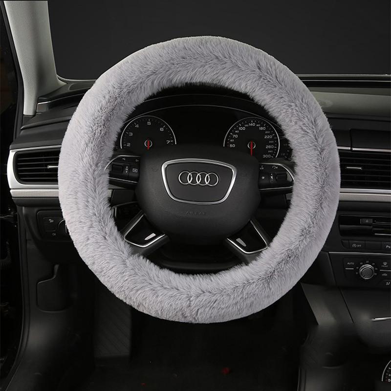 

Steering Wheel Covers Winter Car 38cm Cover Plush Handle Length Men And Women Interior Warming Supplies