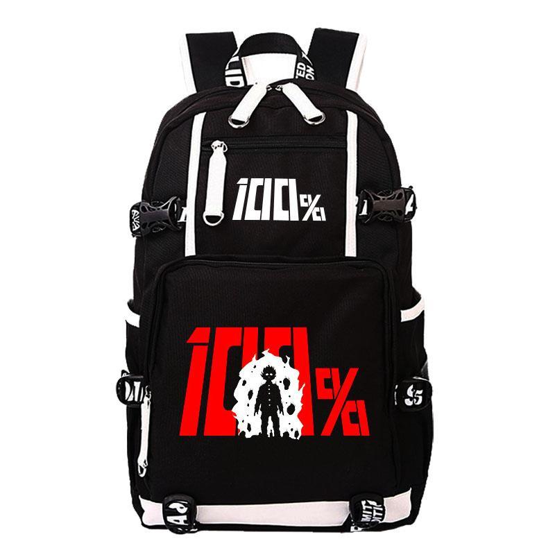 

Mob Psycho 100 backpack One hundred daypack Cartoon schoolbag Laptop rucksack Sport school bag Outdoor day pack