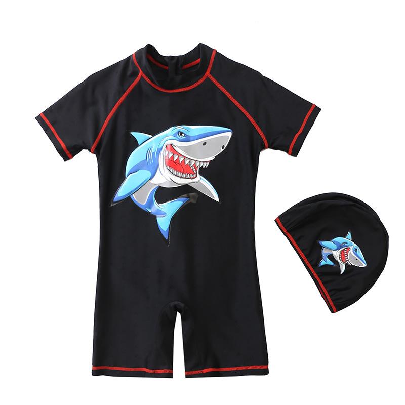 

Children's Swimwear Boys Siamese Baby Sunscreen XYY-6 One-Piece Suits