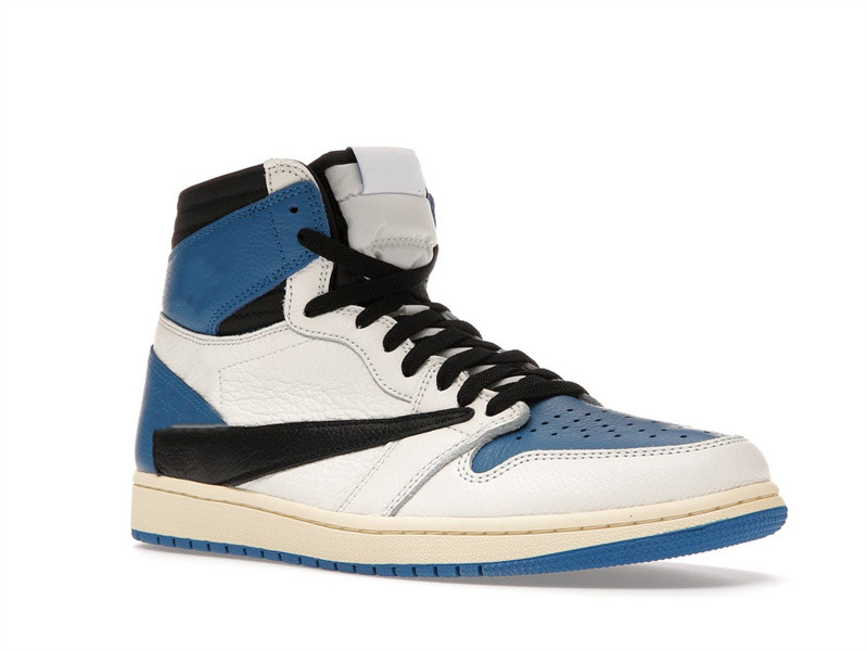 

Travis Scotts x Jumpman I High OG Basketball Shoes Mens 1 Military Blue Designer Sports Sneakers Size US7-13, Clear