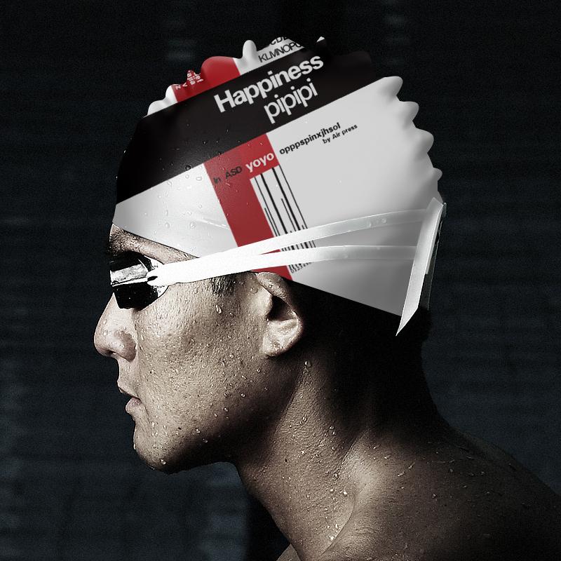 

Silicone Swim Caps Adults Men Women Waterproof Swimming Hat Accessories Novel Printed 2021 D2O