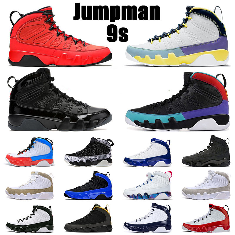

2021 Newest Arrival Jumpman 9 Men Basketball Sports Shoes 9s IX Sneakers Motorboat Jones Change The World 3M Racer Blue Women Trainers Authentic Outdoor High quality, B40 change the world