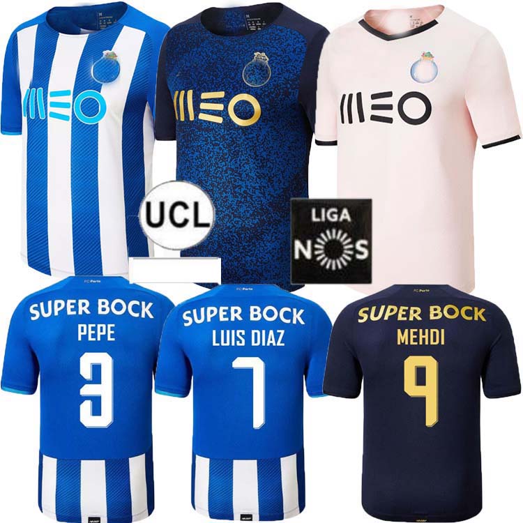 

21 22 porto fc soccer jersey home away third 2021 2022 Sergio Oliveira Mehdi Moussa Luis Diaz Mateus Evanilson PEPE football shirt Otavio men kids maillots