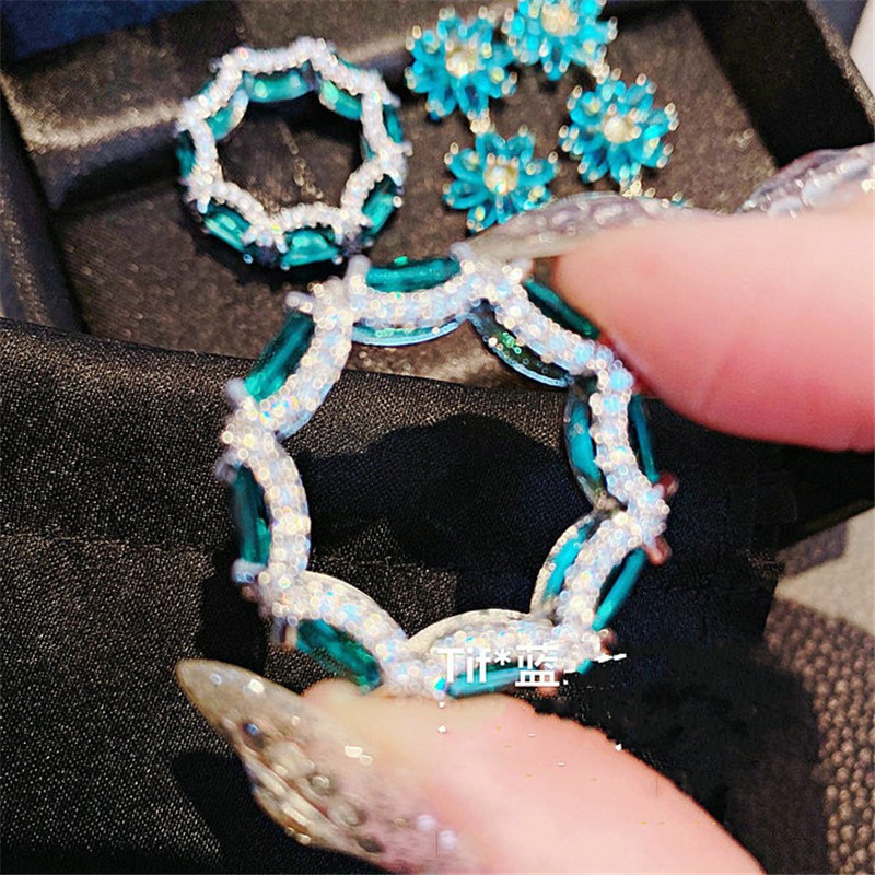 

Romantic Colorful Moissanite Diamond Ring 925 sterling silver Party Wedding band Rings for Women Promise Engagement Jewelry Giftpromise Rings promise Rings