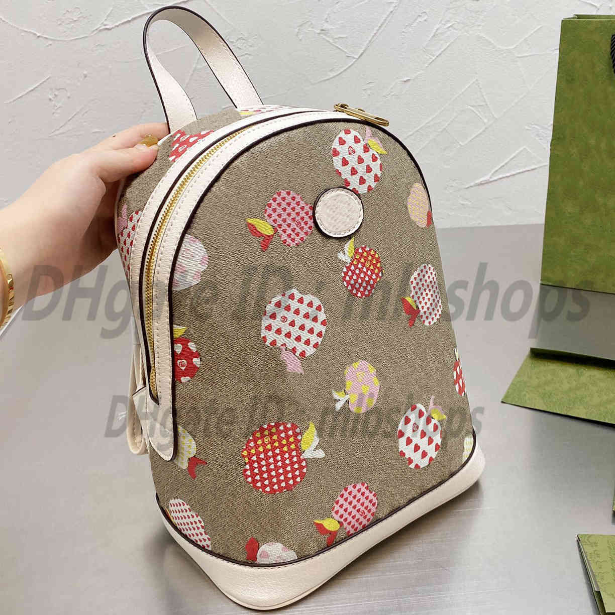 

Shoulder Bags Handbags Luxurys Designer G High Quality CrossBody Fashion Women Clutch Closure classic Apple print backpack bag purse, No bags