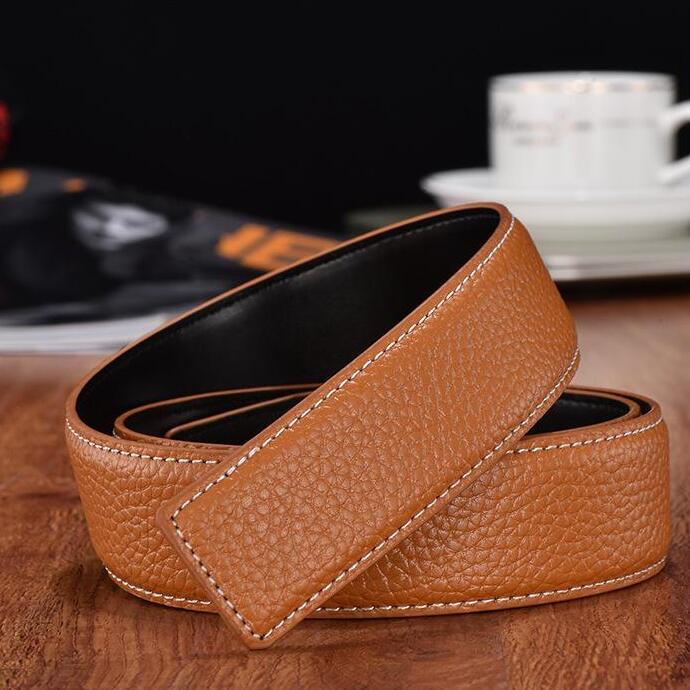 

2020 Men belts Women Belt With Fashion Big Buckle Real Leather Top High Quality Belts wholesale with Box, Orange
