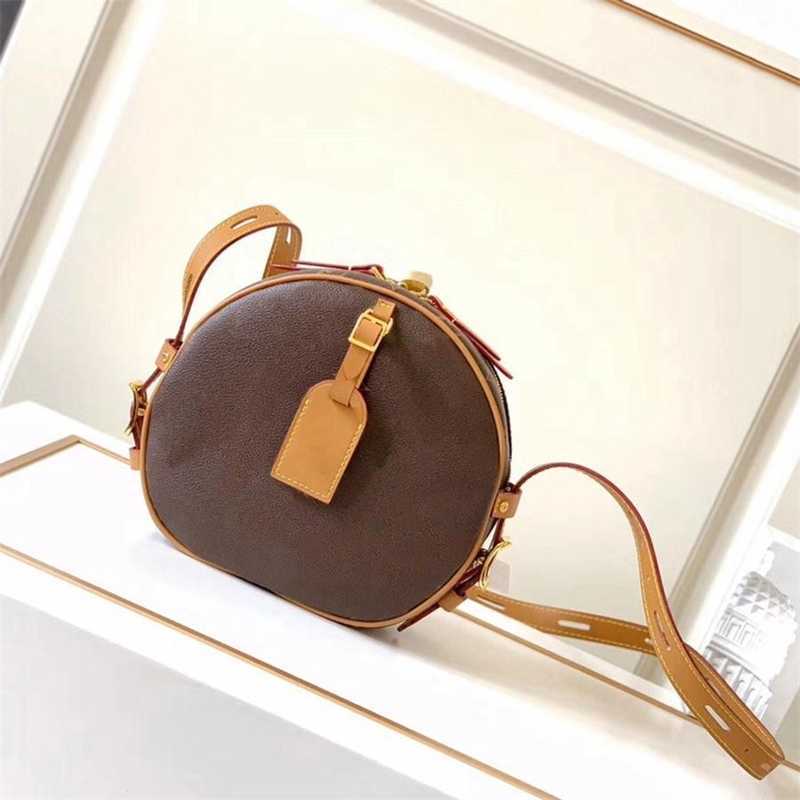 

2021 women handbags crossbody messenger shoulder bags good quality genuine leather purses ladies handbag, Brown flower