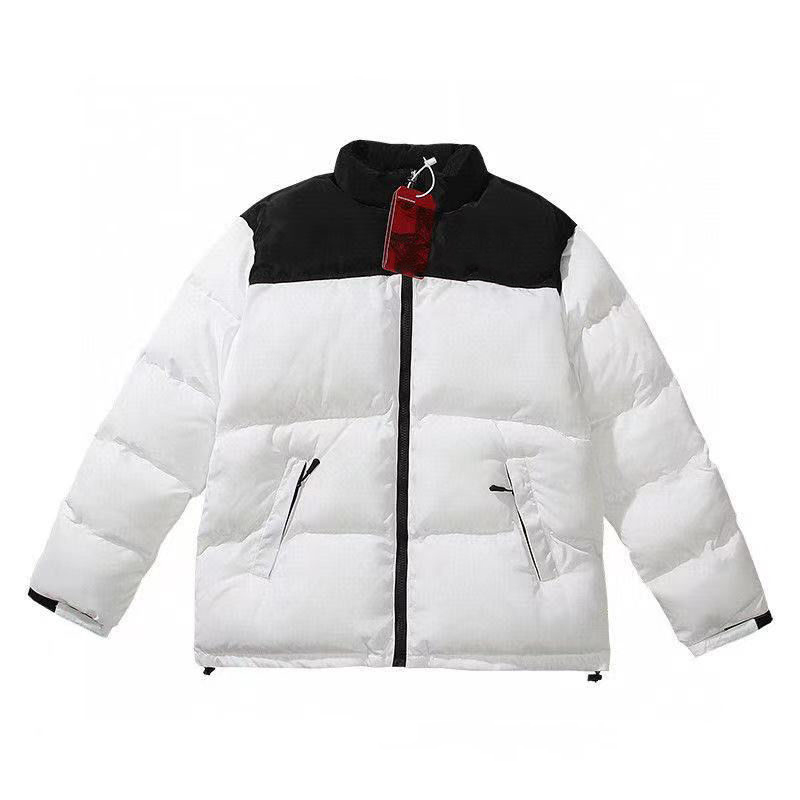 

2021 Web celebrity winter fashion down Outerwear new thick warm black and white letter cotton coat for women