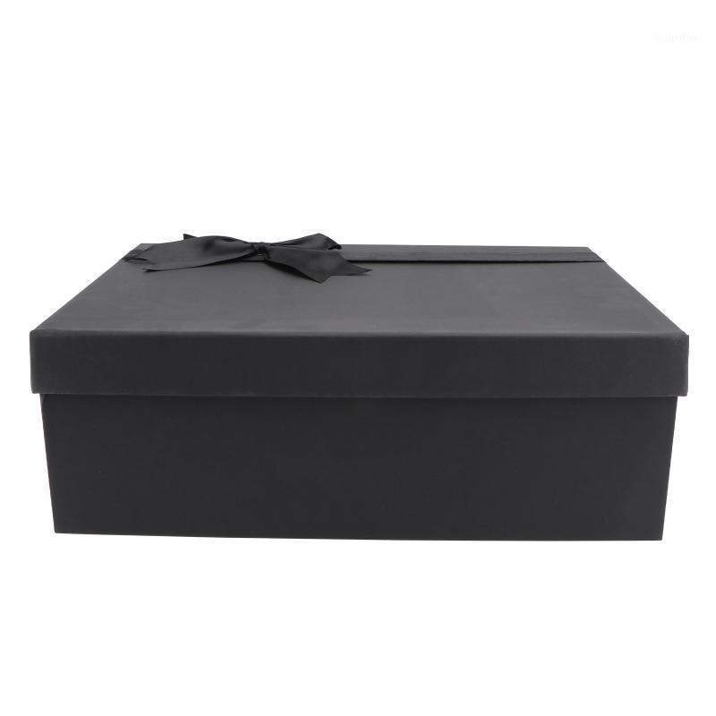 

Gift Wrap 1Pc Christmas Jewelry Box Valentine's Day Case Present Holder (Black)