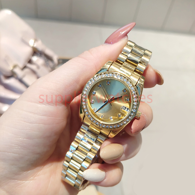 

Luxury BP Factory 36mm Watch R Log type Women O 279381 L Sapphire E Crystal X Movement Quartz BPF Diamond Watches sm