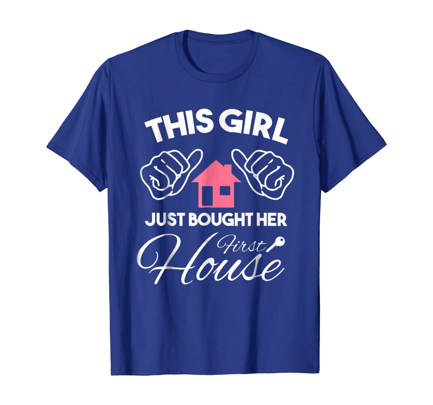 

New Homeowner Shirt - This Girl just bought her first House, White;black