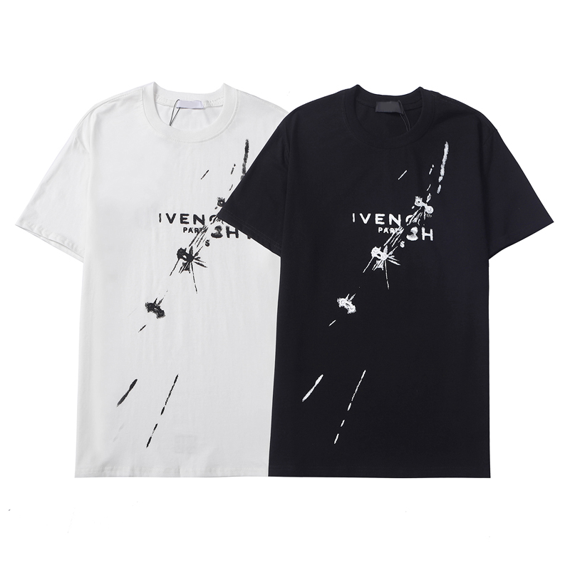 

Mens Designers T Shirts high quality casual fashion pure cotton printing black white men and womens T-shirt Asian size QAQ, Extra amount