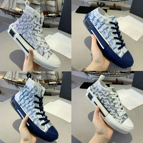 

B23 Designer Casual Shoes B22 High Low Sneakers Oblique Trainers Embroidery Printed Alphabet Canvas Women Men Stylist Sneaker, Fuchsia