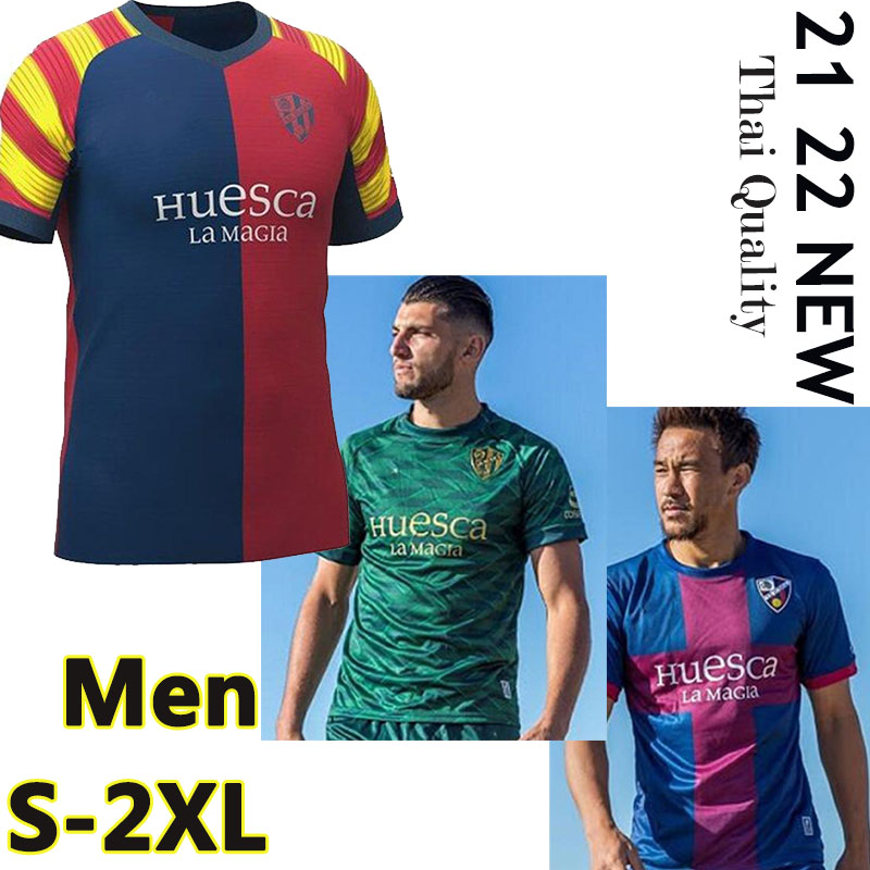 

21/22 SD Huesca soccer jerseys BAR #10 Cristo Okazaki Sergio Gómez RABA AD KIDS 2021 2022 camiseta de fútbol Insua football shirts, Weisika 20/21 away