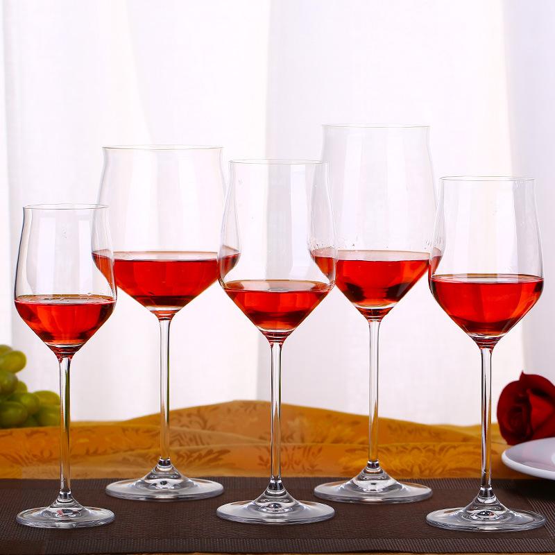 

Idelita Victoria Temptation Beaujolais Wine Glass Crystal Red Goblet Reverse Series Glasses