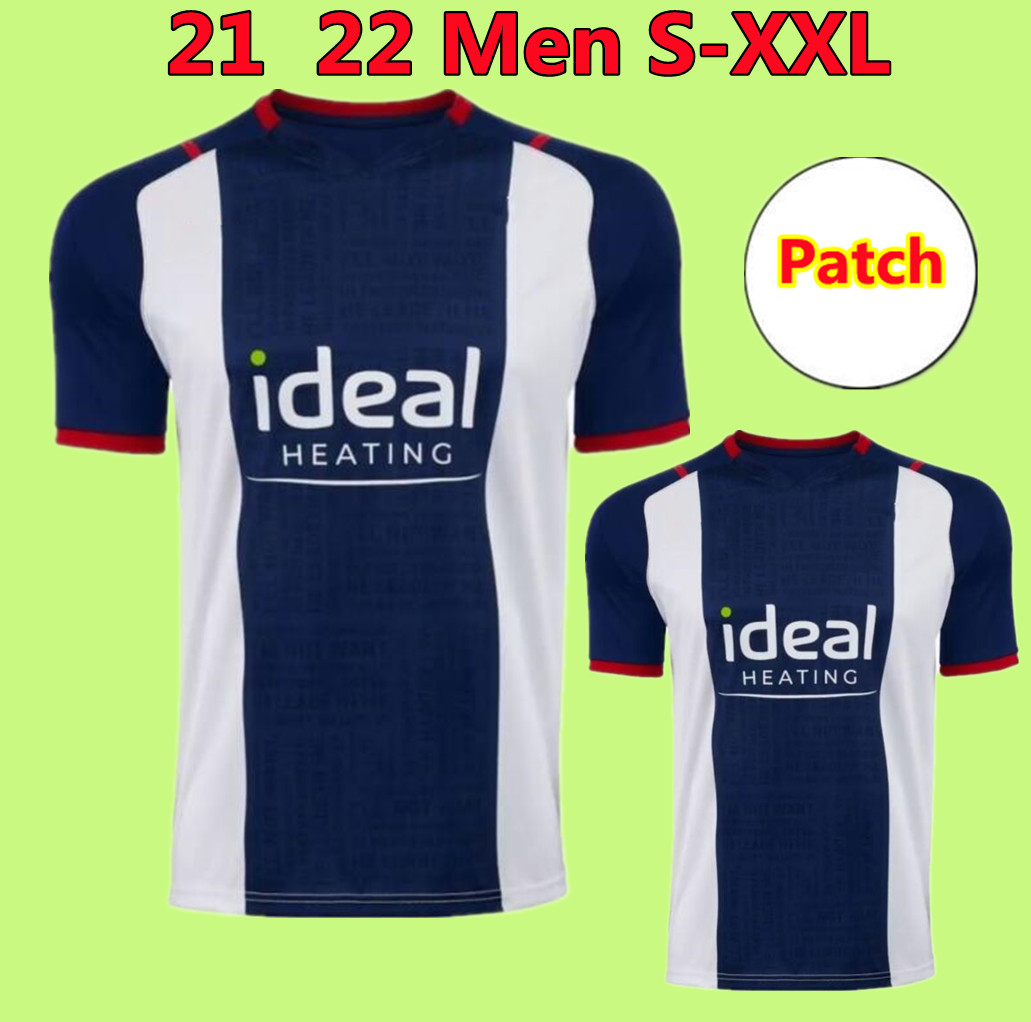 

21 22 WEST BROM Football Jersey WEST BROMWICH Robson-Kanu Townsend Diang Custom2021 2022 WEST BROM HOME AWAY NAN Soccer Shirts, Black