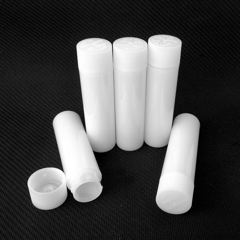 

Plastic Tube for RAW Garden Carts Accessories Thick Oil Vape Cartridges Packaging Cartridge White PP Tubes Container 70MM DHL Free