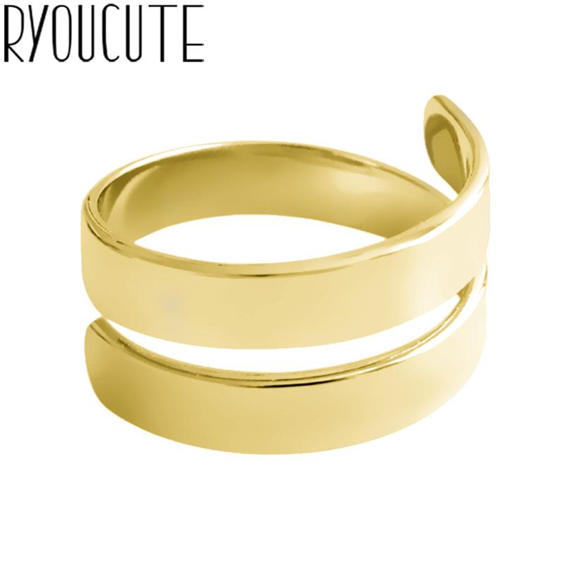 

Wedding Rings Exaggerated Personality Retro Multi-layer Chains For Women Charm Engagement Men Vintage Knuckle Finger Jewelry 2021, Slivery;golden