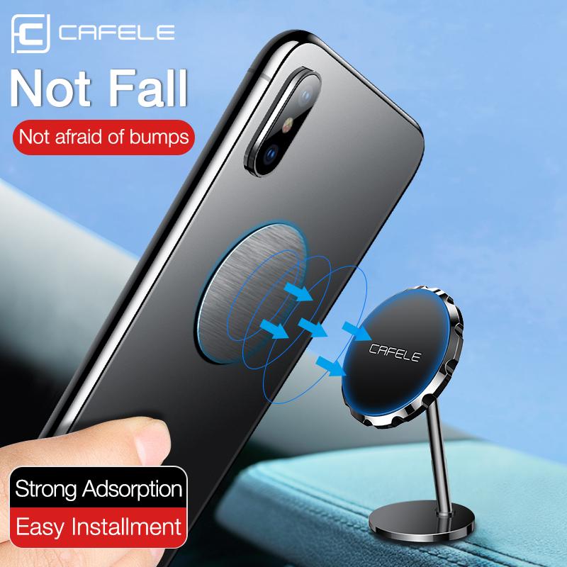 

Cell Phone Mounts & Holders CAFELE Gravity Magnetic Car Holder Universal No Air Vent Mount Mobile Support Smartphone GPS Stand In For