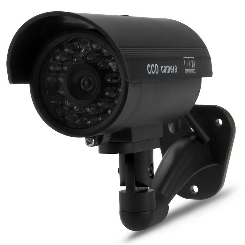 

Dummy Surveillance Camera With IR LEDs Fake Simulation CCTV Security Lens