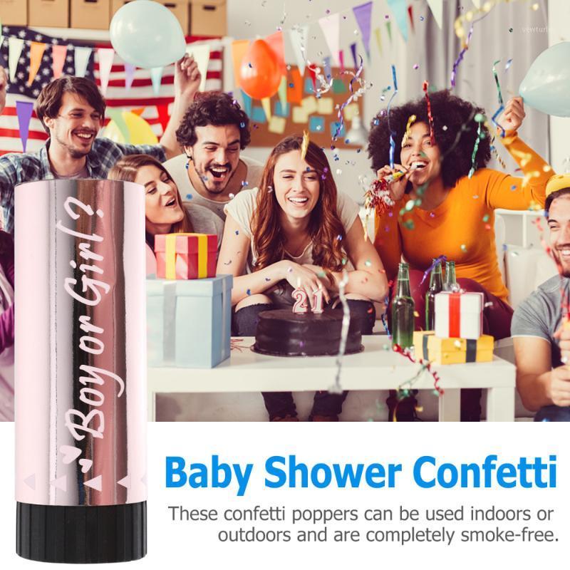 

Party Decoration 4pcs Gender Reveal Confetti Cannon Bundle Baby Shower Supplies
