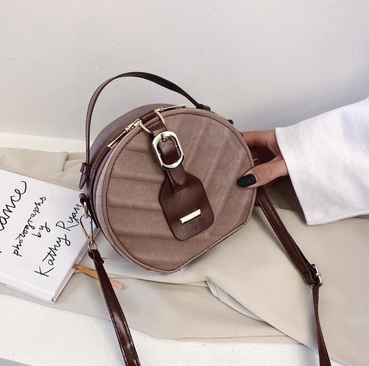 

Gavingg Cross Body Crossbody Bag For Women Luxury Handbags Bags Designer Leather Round Small Shoulder Female Zip Purse, As pic