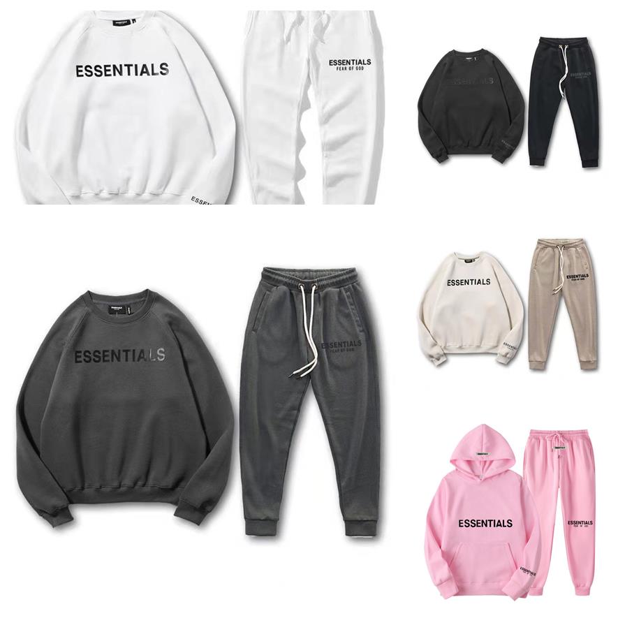 

Designer fog essentials tracksuits cotton material sweater thickwomen men essential tracksuit crewneck pullover sweatshirts hoodies+ fear of god long pants, Other product