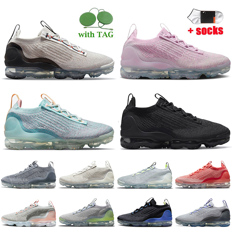 

Big Size US 13 Womens Mens Trainers Running Shoes Vapor Max Air VaporMax 2021 FK Flyknit Light Bone Dew Obsidian Racer Blue White Arctic Pink Black Oreo Sneakers NIK, C21 armory blue smoke grey 36-45