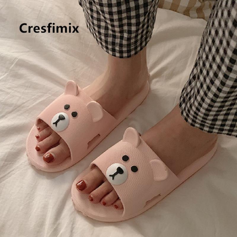 

Women Fashion Light Weight Slip On Home Slides Lady Casual Pink Slippers Female Leisure Summer Vrouwen Pantoffels E5048, Black