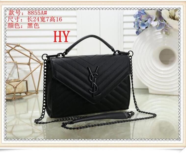 

YSL Fashion Crossbody Shoulder HandBag Women Purse Messenger Bags Wallet Tote Clutch LV LOUIS BAG VITTON 8855a, Red;black